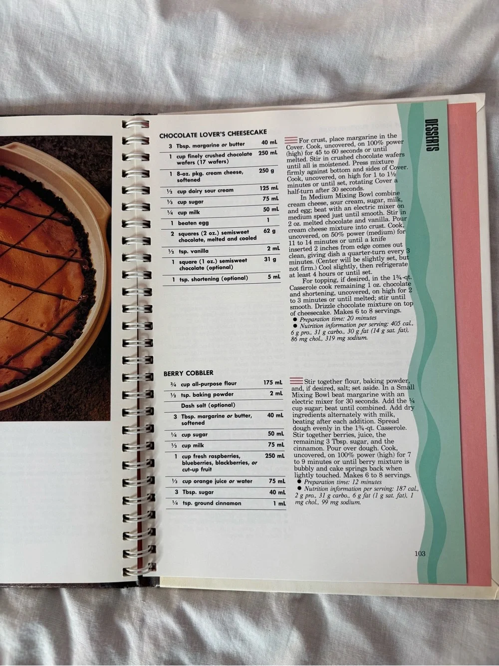 vintage 1990 TupperWave Stack-Cooked Meals cookbook, spiral bound, hardback